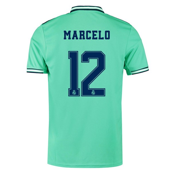 Maillot Football Real Madrid NO.12 Marcelo Third 2019-20 Vert